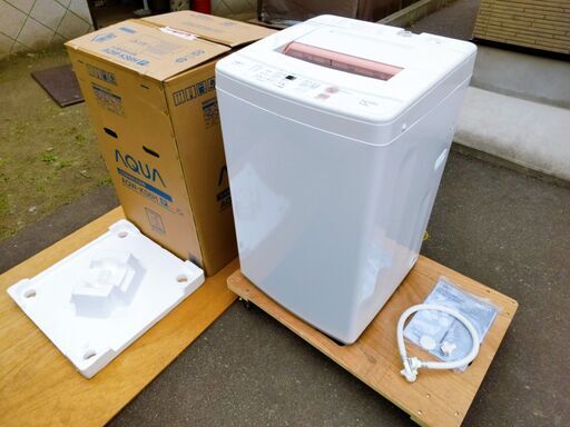 美品 AQUA AQW-KS6H 全自動洗濯機 6.0㎏ 2020年製