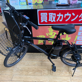 黒いシティタイプ電動アシスト自転車 ⭐️美品⭐️21 TECHNOLOGY テクノロジー 20インチ電動アシスト付自転車 黒