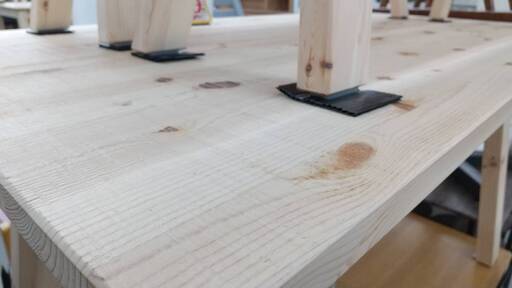 ??お値下げしました?廃番☆ IKEA INDUSTRIELL デザイナー家具 イケア ダイニング三点セット パイン材 ﾋﾟｰﾄ･ﾍｲ