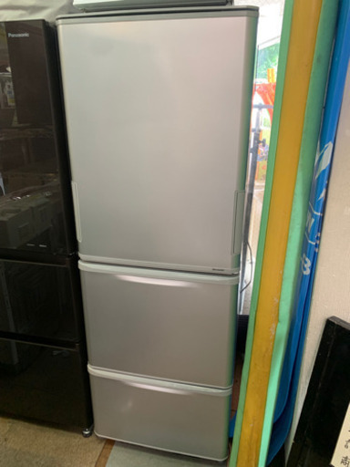 SHARP SJ-W351E-S 冷蔵庫 350L・どっちもドア 2019年製