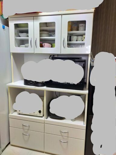 再値下げ！食器棚(キッチンボード)