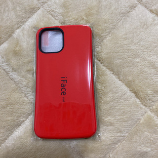 iFace mall iPhone12ケース 赤　新品未使用