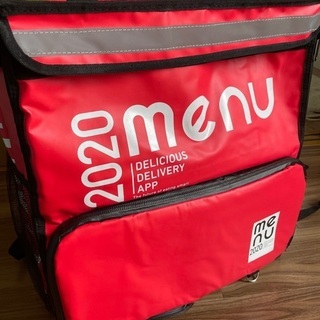 menu配達バック Uberやデリバリーのバイトに 美品