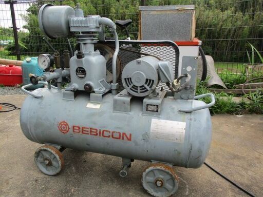 更に値下げ！！日立 ベビコン 0.75U-7T 1馬力 業務用エアーコンプレッサー