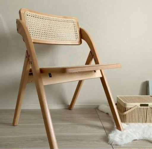 ラタンチェア　折り畳み　韓国