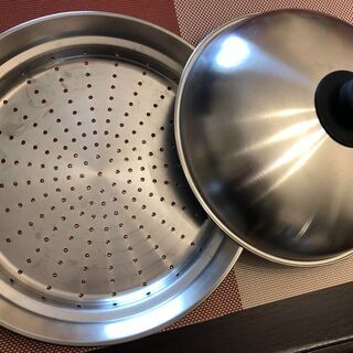 【美品】ヨシカワ　フライパンにのせて簡単蒸しプレート　YJ261...