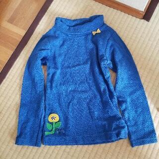 petit jamブルー タートルネック 110cm