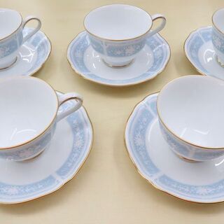 ノリタケ ティーセット 20ピース レースウッドゴールド ag-gf001