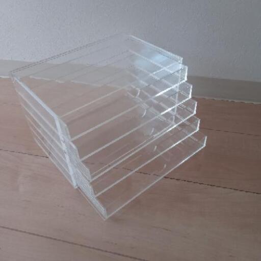 無印良品　重なるアクリルケース５段