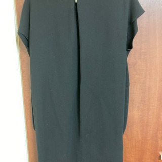 【ユナイテッドアローズ/クリーニング済】黒のドレスワンピースの画像