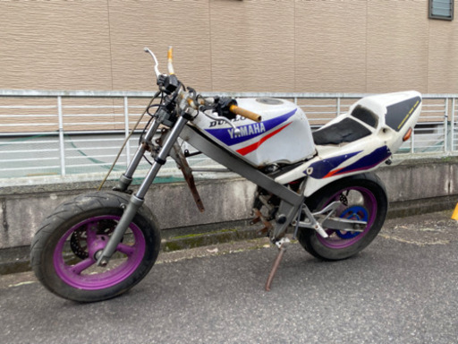 TZM YBR125エンジン用 フレーム足回り 外装おまけ エンジンレス車