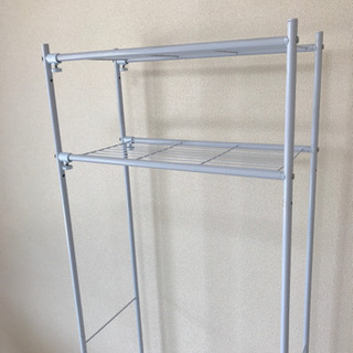 【お譲り先決定・問い合わせ終了】洗濯機ラック　ホワイトの画像