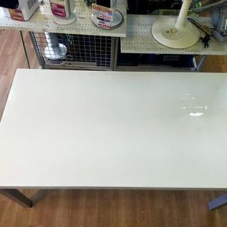 【着払い対応可能！！旧鹿児島市内送料無料】 リサイクルストアスターズ城西店ニトリ　ダイニングテーブル　ホワイトの画像