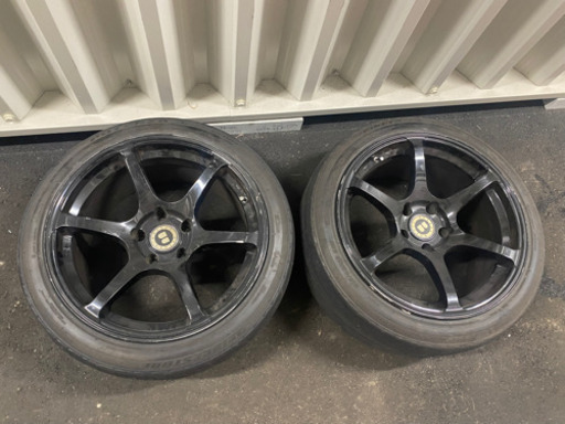 BASARA 17インチ 9jj＋15 2本 ドリケツ ドリフト用