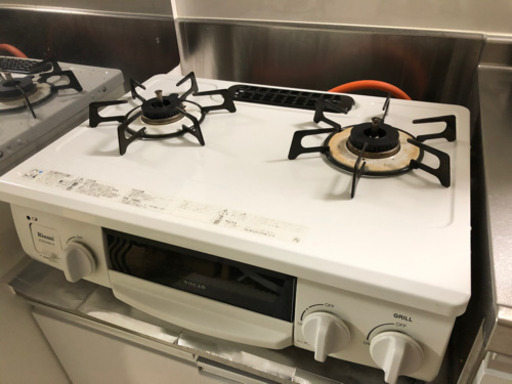 【白色　プロパンガス用コンロ】7/6限定