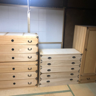 桐箪笥5点セット