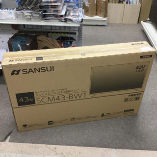 新品未使用 液晶テレビ SANSUI 43インチ2017年製 SCM43-BW1