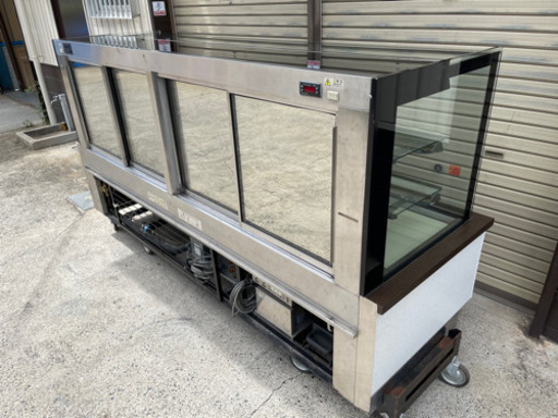タナカユニケース/TANAKAUNICASE　業務用　冷蔵ショーケース　３相２００Ｖ　ケーキショーケース　W２４４０ｘＤ７５０ｘＨ１１