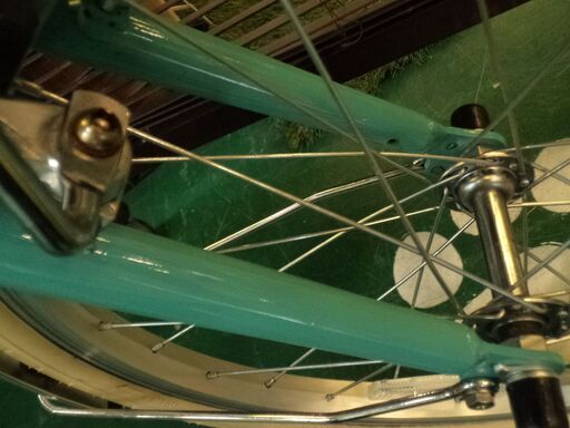 10/5商談中【愛品倶楽部柏店】cyma 20インチ 自転車 mimosa(ミモザ) ミニベロ ジェードグリーン 【問合わせ番号：12