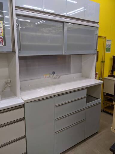 Pamouna パモウナ 2面レンジボード キッチンボード 食器棚 0705-1