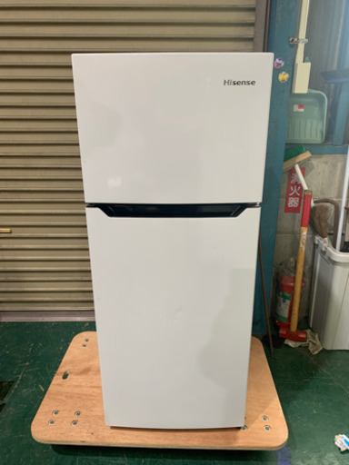 美品　Hisense 2019年製　中古冷蔵庫　HR-B1201 2ドア冷凍冷蔵庫