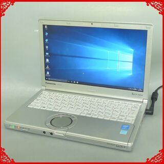 ノートパソコン 中古動作良品 Panasonic CF-SX3SDHCS 第4世代Core i5 8GB DVDRW 無線 Wi-Fi webカメラ Windows10 LibreOffice