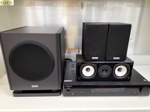 【愛品館江戸川店】オンキョー2.1chホームシアターシステム 「BASE-V60(B) [2.1chシネマパッケージ]  」ID：132-010968-007