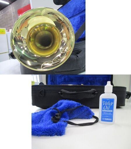 トランペット BRILLER Glitter L 3wayケース付き 管楽器 ゴールド系 ブリエル 札幌市東区 新道東店