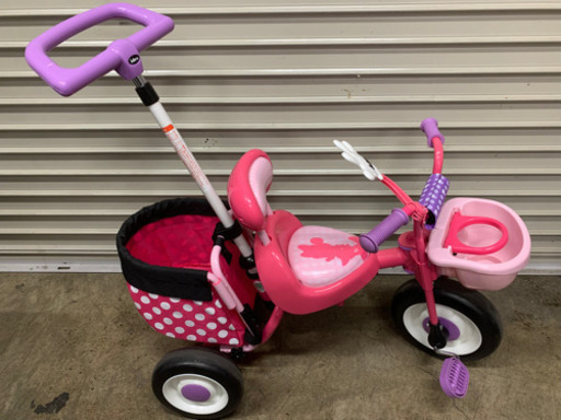 877　アイデス　ミニー　三輪車　自転車　子供　ディズニー　ミニーちゃん