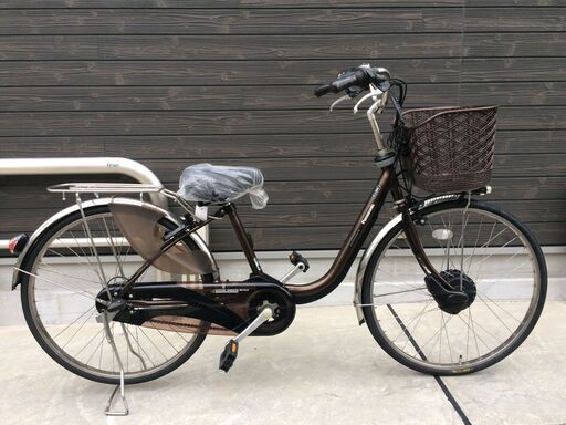 地域限定送料無料　ビビ　チャージ　バッテリー新品　17,6AH　回生充電　パナソニック　茶　アルベルト　フロンティア　神戸市　電動自転車