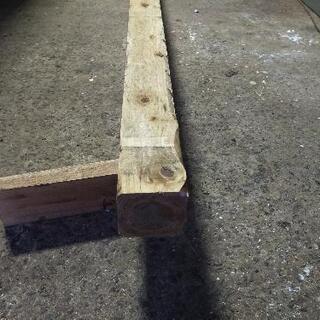 材木　三寸角　金輪継ぎ材　7650mmの画像