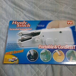 電動ポータブルミシン（新品同様品）