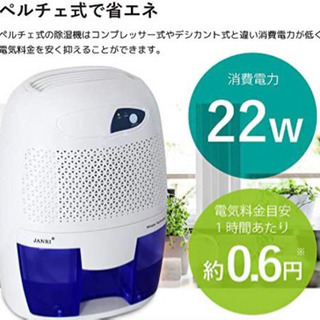 小型電動除湿機の画像