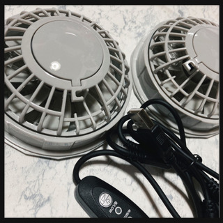 ご購入者様決定꒰未使用꒱熱中症対策 作業服用 USBファン扇風機...