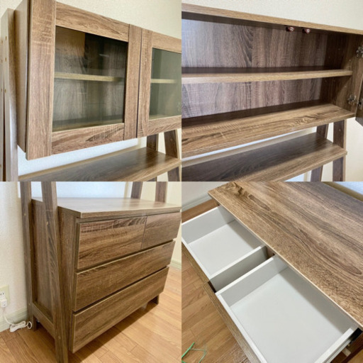 北欧・ナチュラルテイストの食器棚