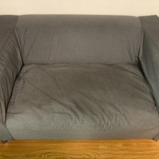 IKEAの2人がけソファ売りますの画像