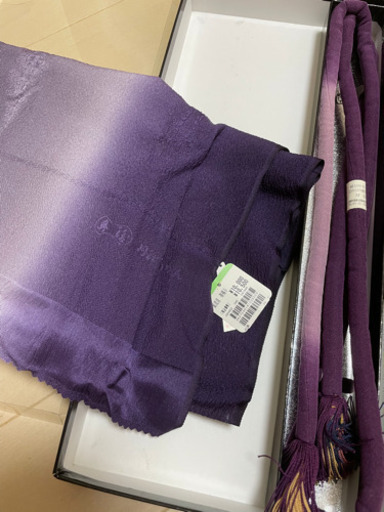 未使用　帯締め　帯揚げ　セット　絹