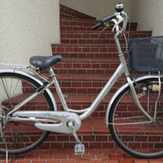【中古自転車】ブリヂストン製　アルミフレームで軽い❗️カゴ新品❗...