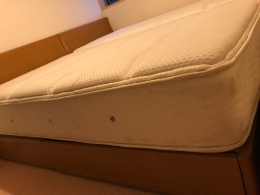 硬めと軟め両方ありのダブルベッド　超寝心地良い