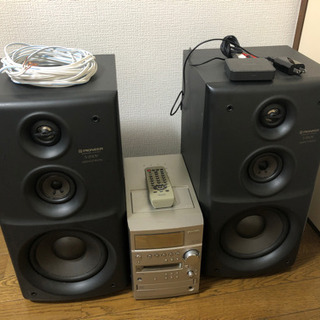 CDMDラジカセコンポ+bluetoothオーディオレシーバー ...