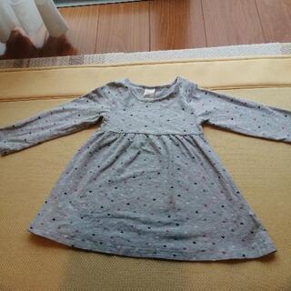 サイズ90 H&M　ハート柄ワンピース