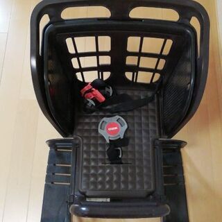 自転車　うしろ　子供乗せ　チャイルドシート　荷物のせの画像