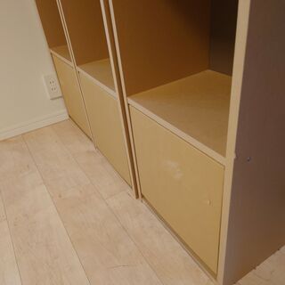 大幅値下げ＞無印良品　パルプボードボックス・タテヨコＡ４サイズ・４段 （幅437.5×奥行29×高さ144cm）の画像