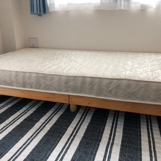 (受け取り者決まりました)シングルベッドマットレス0円でお譲りします。(取りに来ていただける方)の画像