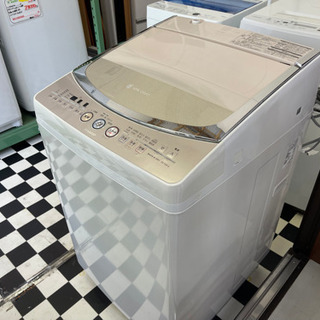 【リサイクルサービス八光　田上店　安心の1か月保証　配達設置ok】シャープ SHARP タテ型洗濯乾燥機（8.0kg） ES-TG81G-N（ゴールド系） Ag+イオンコート
