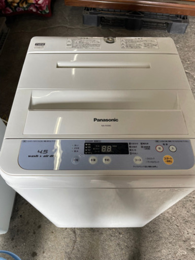 値下げPanasonic 洗濯機　4.5k 13年製
