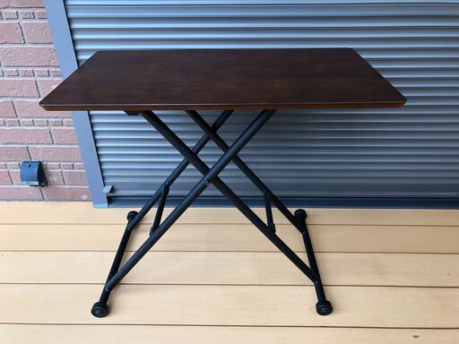 ★山善(YAMAZEN) 昇降テーブル 美品