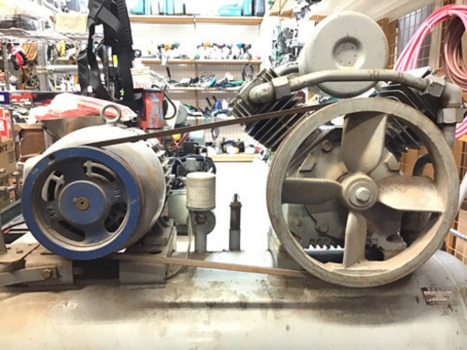 【中古】HITACHI  コンプレッサー  BP-10TE 