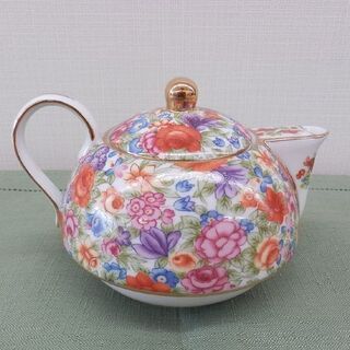 ロイヤルアーデン ティーポット 茶こし付き 花柄 陶磁製 ピンク ROYAL ARDEN札幌市西区 西野店の画像