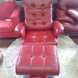 愛品倶楽部柏店】 NITORI プリモBB オットマン付本革